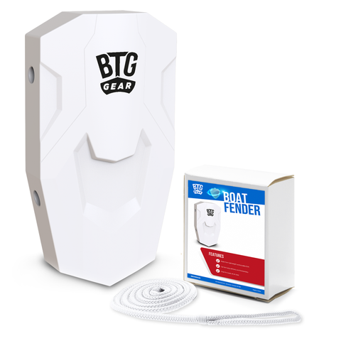 BTG GEAR Modular Marine Bumper with Fender Lines, Boats up to 27', Heavy Duty Marine Use, for Docks/Bass/Jon/Pontoon