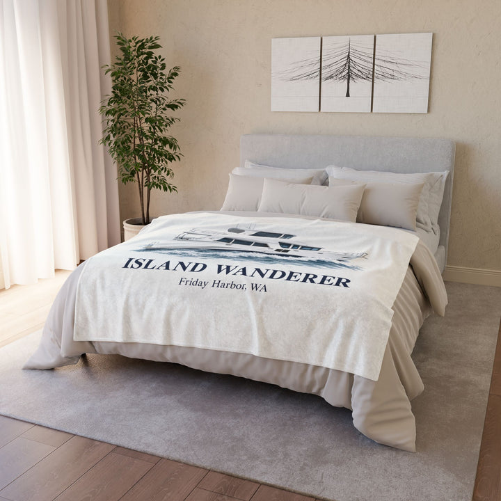 Boat Throw Blanket - Personalized With Your Boat