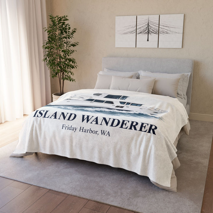 Boat Throw Blanket - Personalized With Your Boat