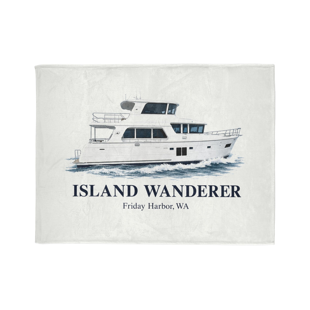 Boat Throw Blanket - Personalized With Your Boat
