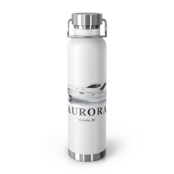 Stainless Vacuum Bottle, 22oz - Personalized With Your Boat