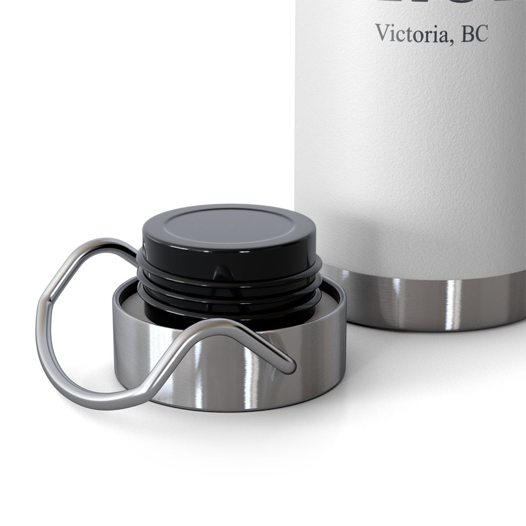 Stainless Vacuum Bottle, 22oz - Personalized With Your Boat