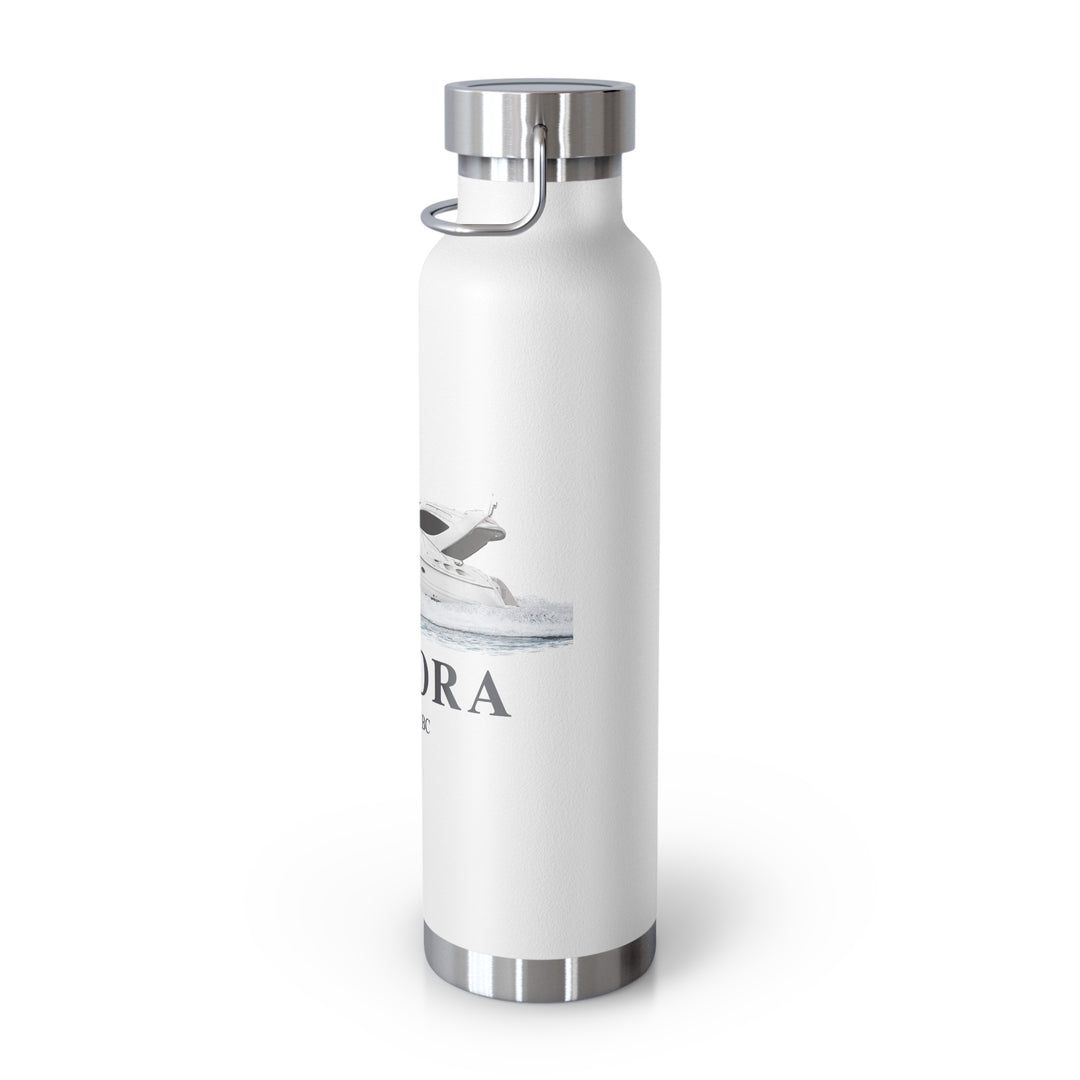 Stainless Vacuum Bottle, 22oz - Personalized With Your Boat