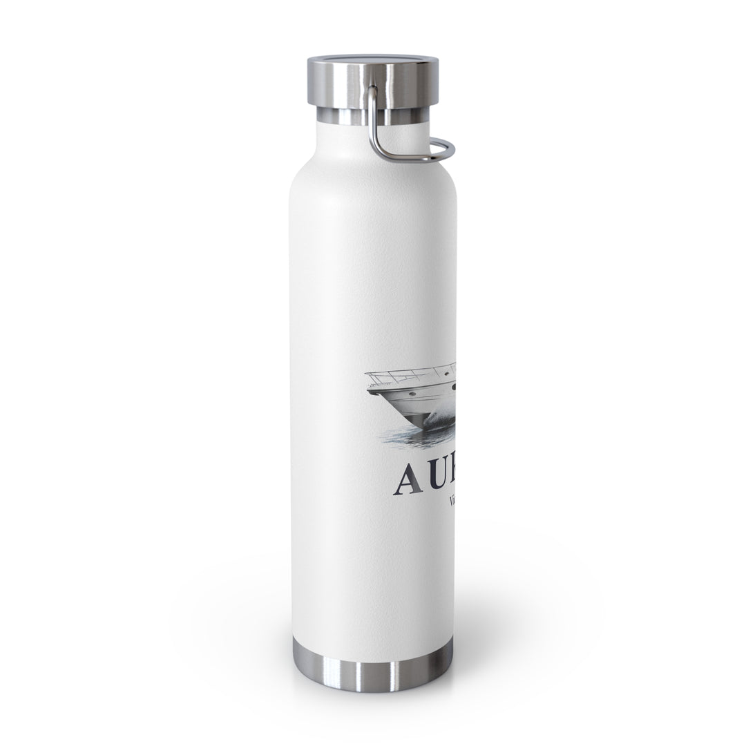 Stainless Vacuum Bottle, 22oz - Personalized With Your Boat