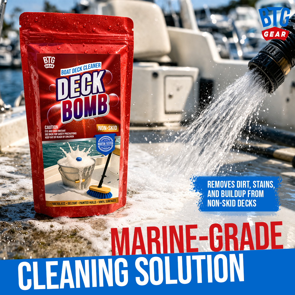 BTG Gear Boat Non-Skid Deck Cleaner &amp; Wash Tablets | Makes 6 Gallons