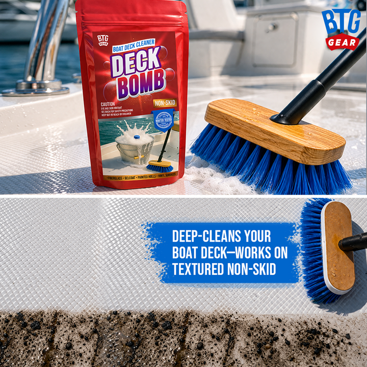 BTG Gear Boat Non-Skid Deck Cleaner &amp; Wash Tablets | Makes 6 Gallons
