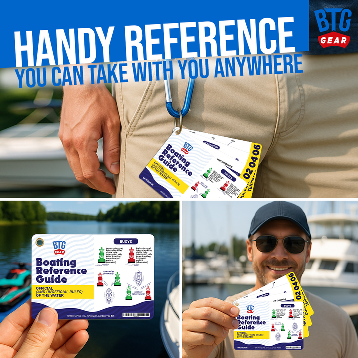 BTG Gear Boating Reference Guide Cards for Boat Owner