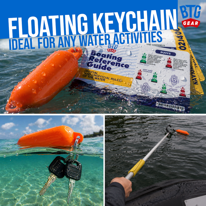 BTG Gear Floating Fender Keychain (Set of 2) with Key Rings