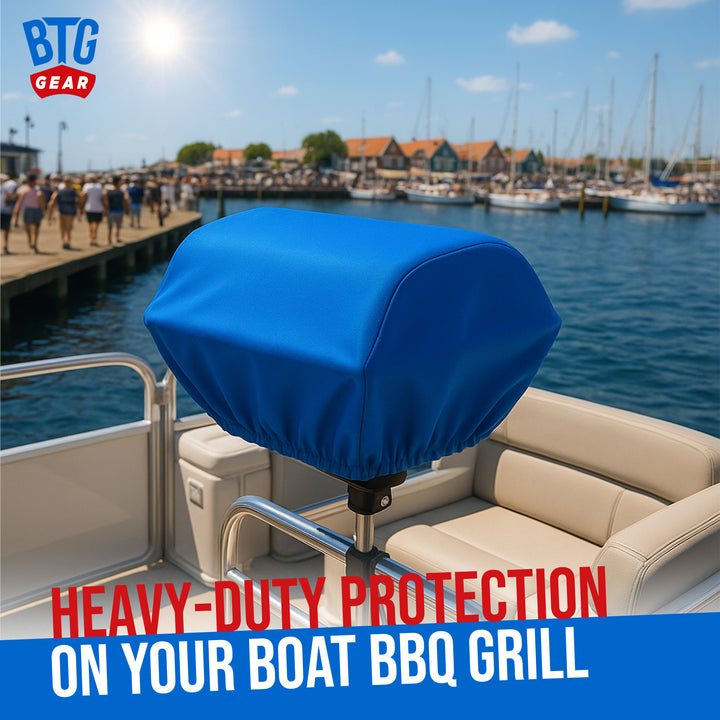BTG Gear Marine Grill BBQ Cover for 16"x13" and 9"x18" Compatible with Magma Chef&