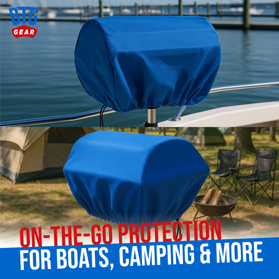BTG Gear Marine Grill BBQ Cover for 16"x13" and 9"x18" Compatible with Magma Chef&