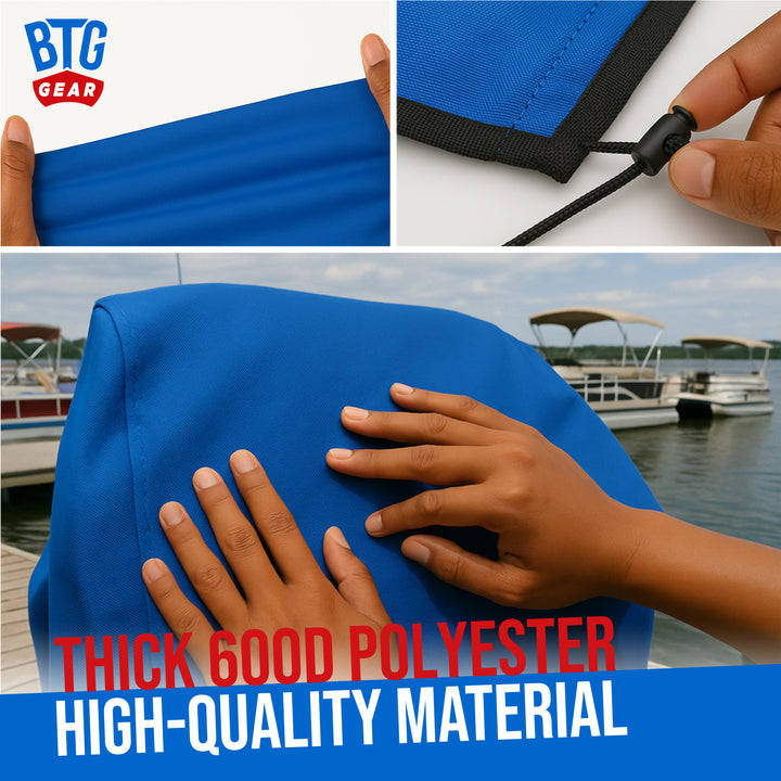 BTG Gear Marine Grill BBQ Cover for 16"x13" and 9"x18" Compatible with Magma Chef&