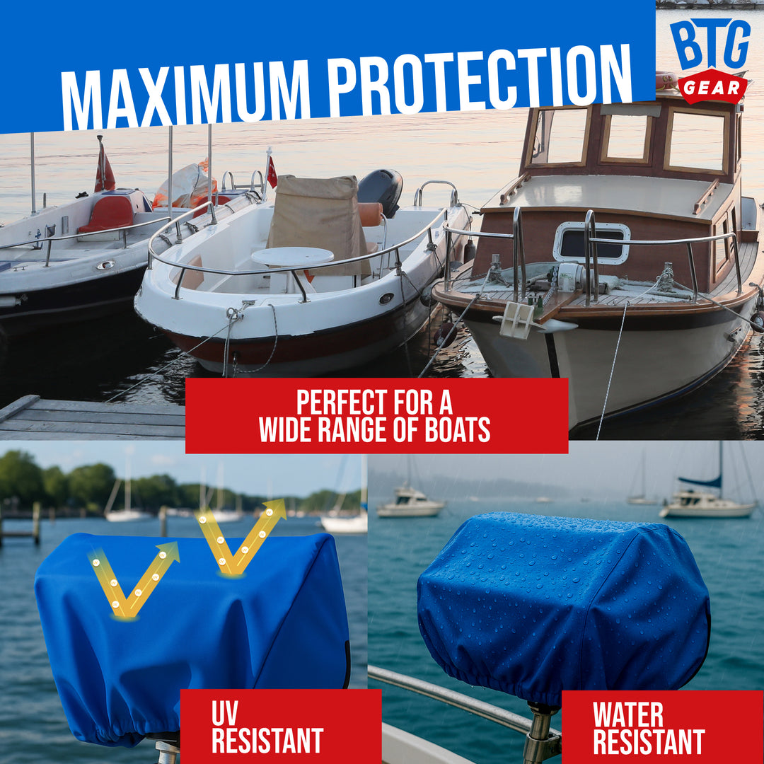 BTG Gear Marine Grill BBQ Cover for 16"x13" and 9"x18" Compatible with Magma Chef&