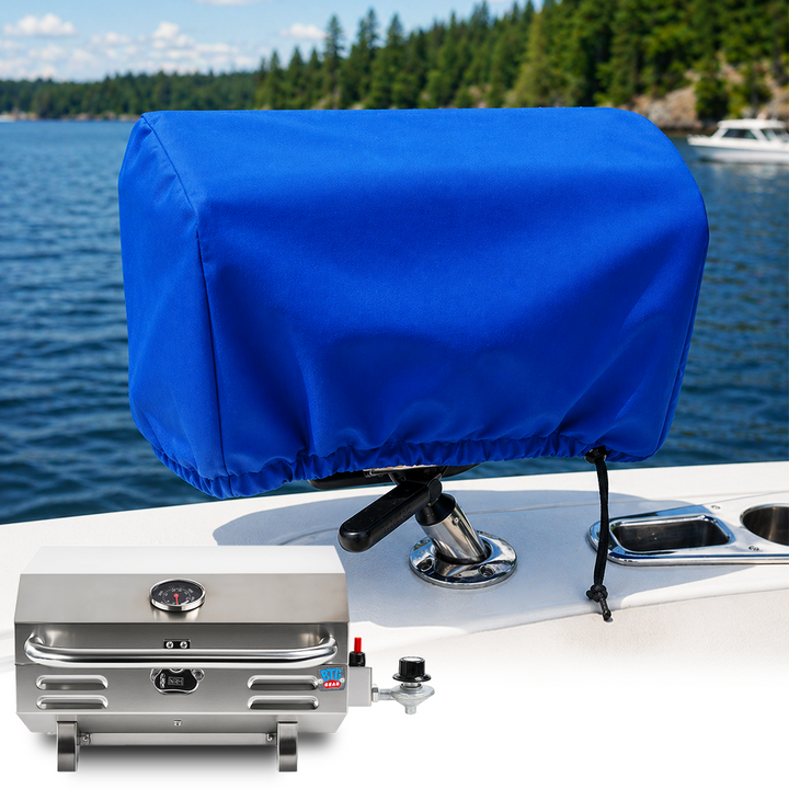 BTG Gear Marine Grill BBQ Cover for 16"x13" and 9"x18" Compatible with Magma Chef&