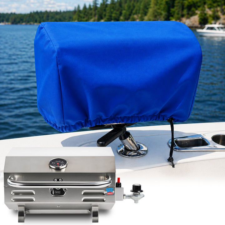 BTG Gear Marine Grill BBQ Cover for 16"x13" and 9"x18" Compatible with Magma Chef&