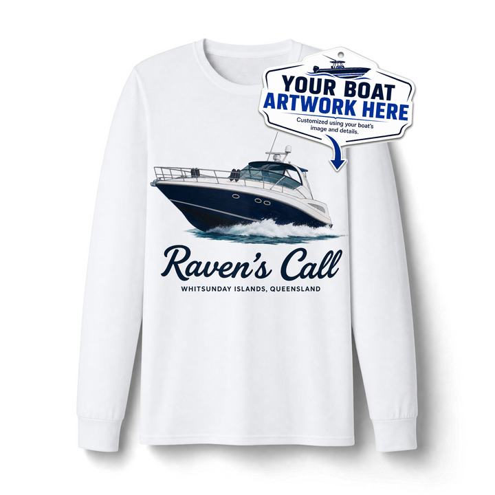 Dri-Power Long Sleeve T-Shirt - Personalized With Your Boat