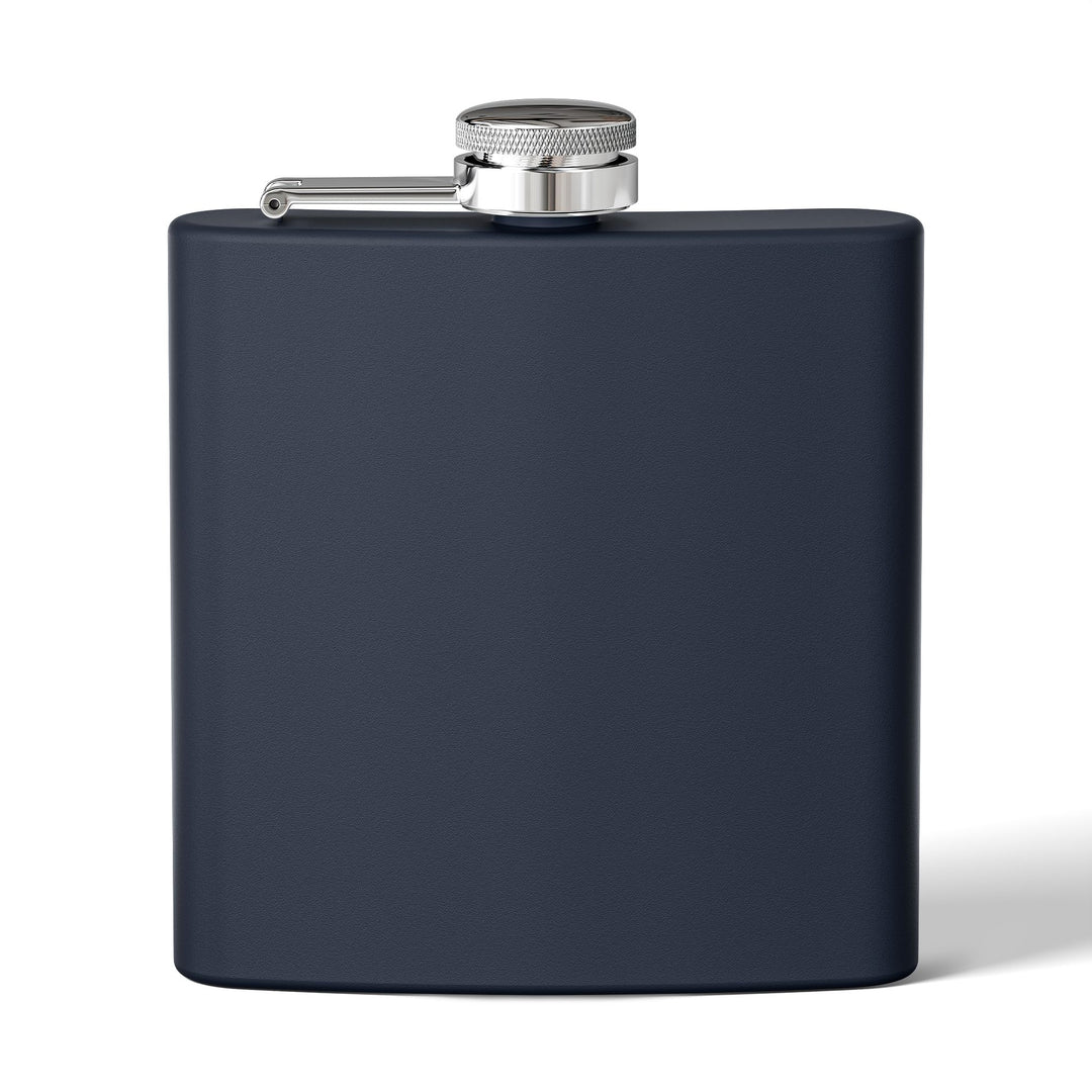 Stainless Steel Flask, 6oz - Personalized With Your Boat