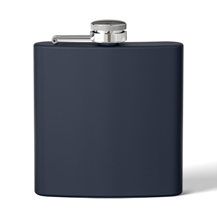 Stainless Steel Flask, 6oz - Personalized With Your Boat