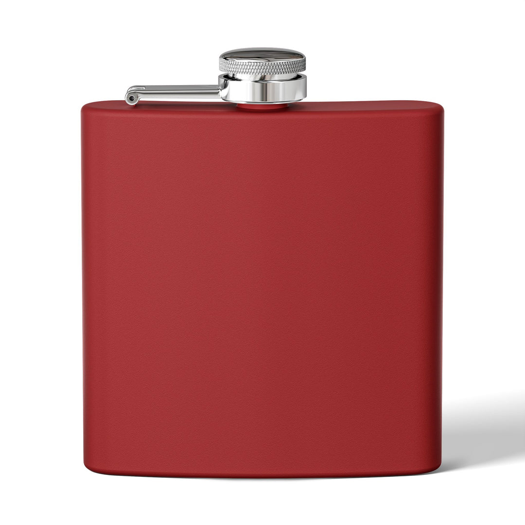 Stainless Steel Flask, 6oz - Personalized With Your Boat