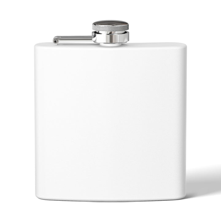 Stainless Steel Flask, 6oz - Personalized With Your Boat