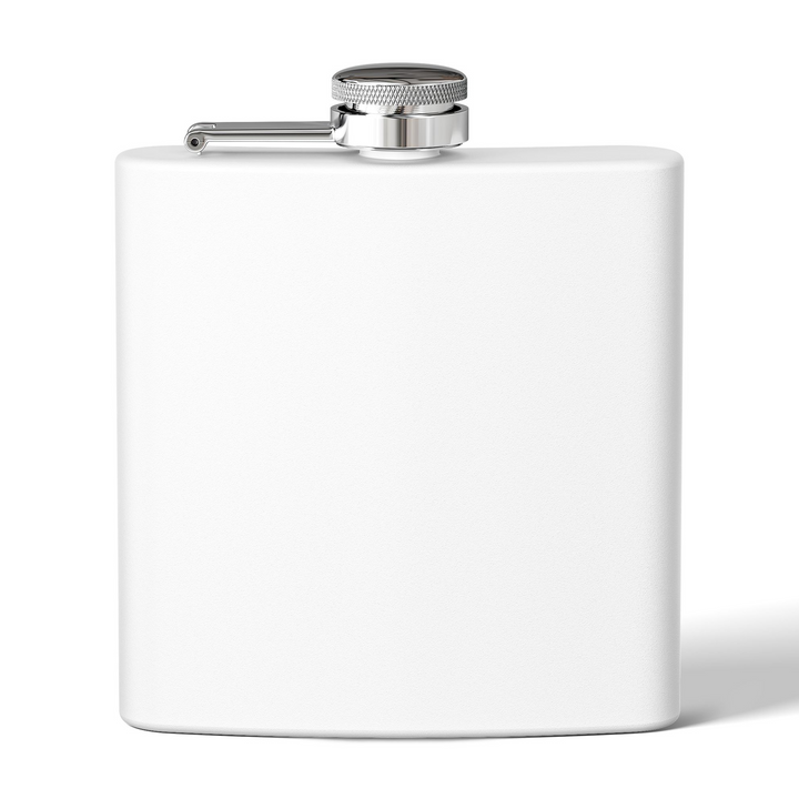 Stainless Steel Flask, 6oz - Personalized With Your Boat