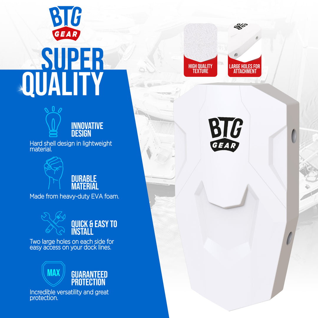 BTG GEAR Modular Marine Bumper with Fender Lines, Boats up to 27&