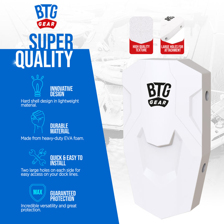BTG GEAR Modular Marine Bumper with Fender Lines, Boats up to 27&
