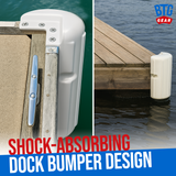 BTG GEAR Heavy Duty Marine Corner Dock Fender Bumper for Edge Corner (Set of 2)