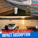 BTG GEAR Heavy Duty Marine Corner Dock Fender Bumper for Edge Corner (Set of 2)