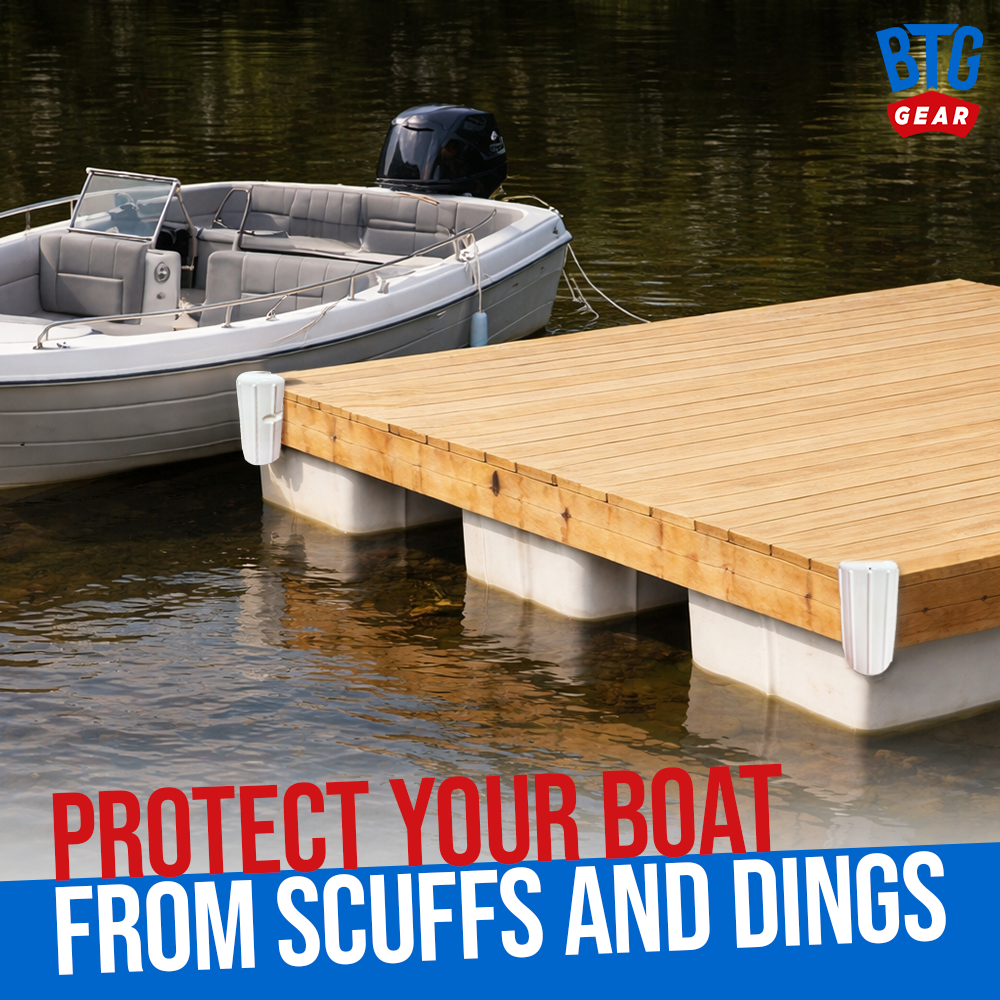 BTG GEAR Heavy Duty Marine Corner Dock Fender Bumper for Edge Corner (Set of 2)