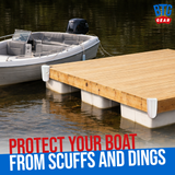 BTG GEAR Heavy Duty Marine Corner Dock Fender Bumper for Edge Corner (Set of 2)