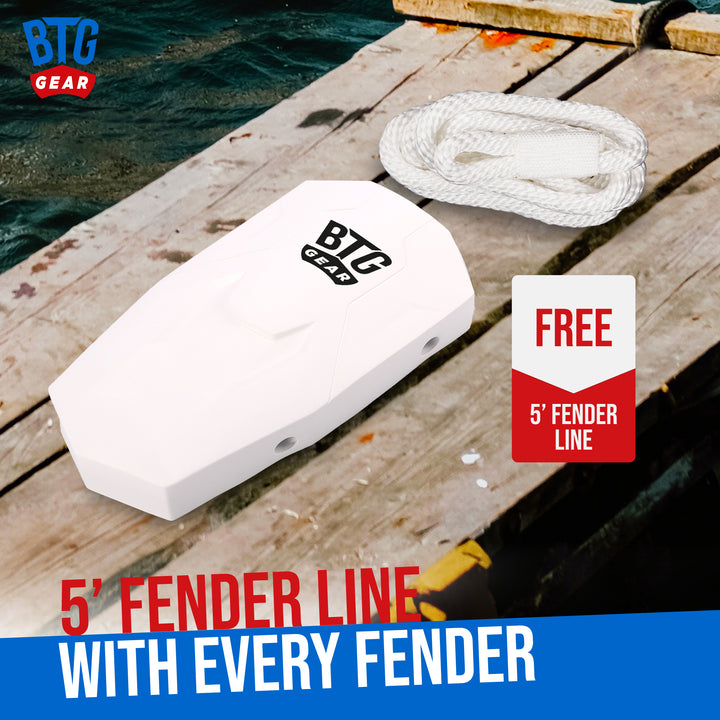BTG GEAR Modular Marine Bumper with Fender Lines, Boats up to 27&