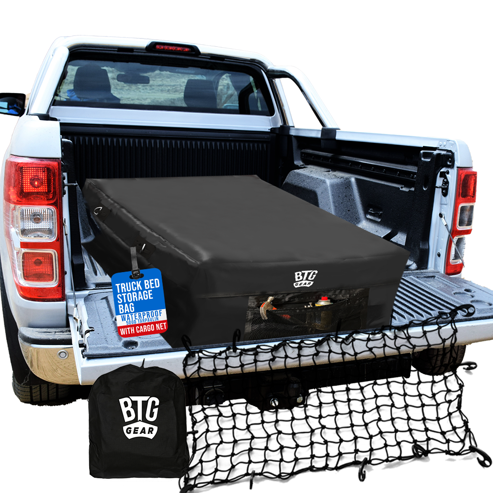 Pickup Truck Cargo Storage Bag w Cargo Net 100 Waterproof Front Po btggear