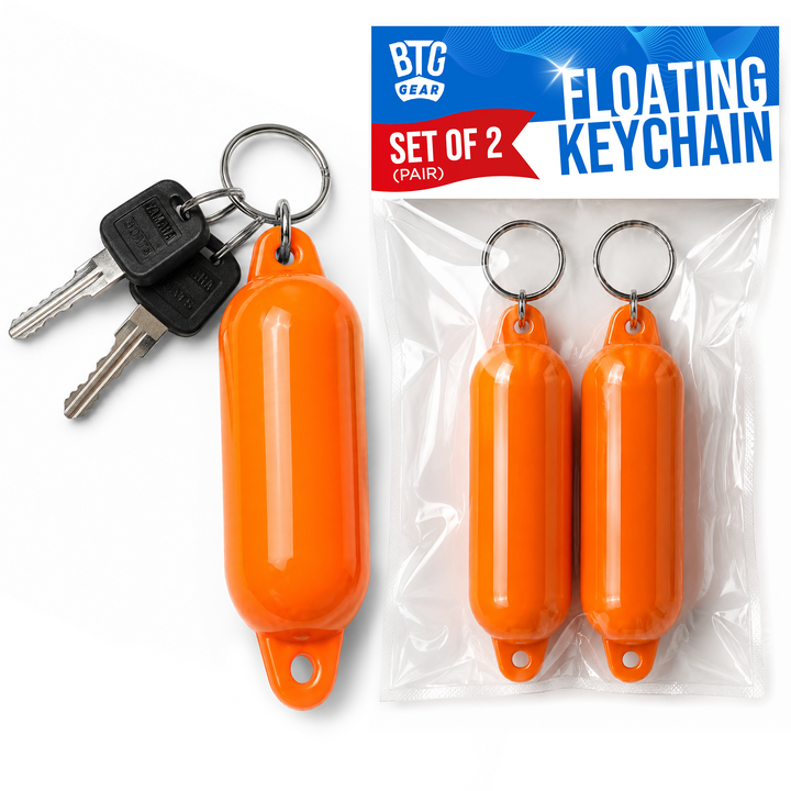 BTG Gear Floating Fender Keychain (Set of 2) with Key Rings