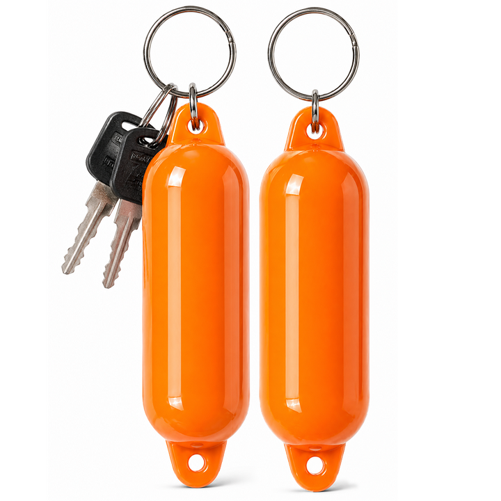 BTG Gear Floating Fender Keychain (Set of 2) with Key Rings