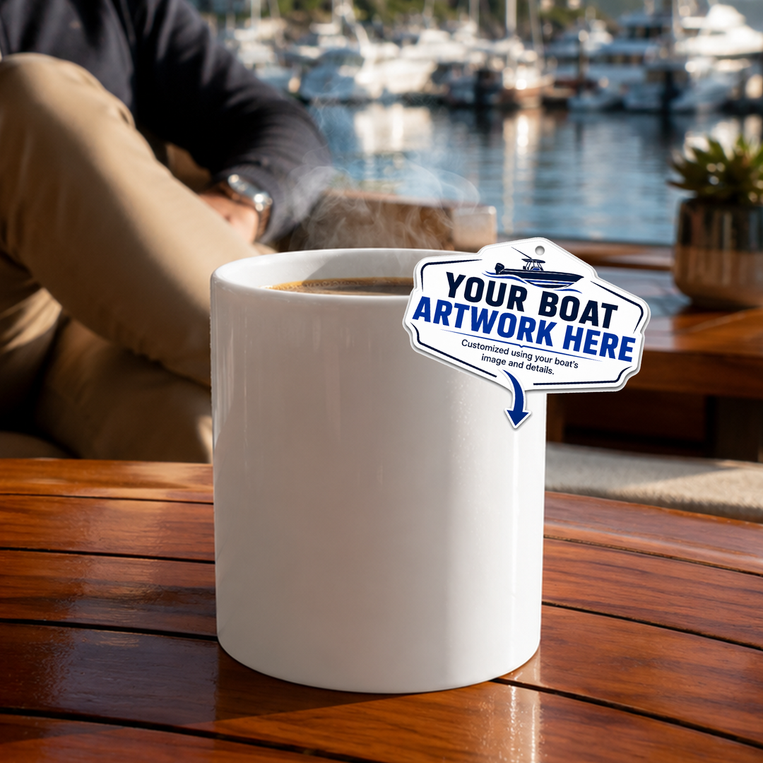 The Marina Mug, 20oz - Personalized With Your Boat