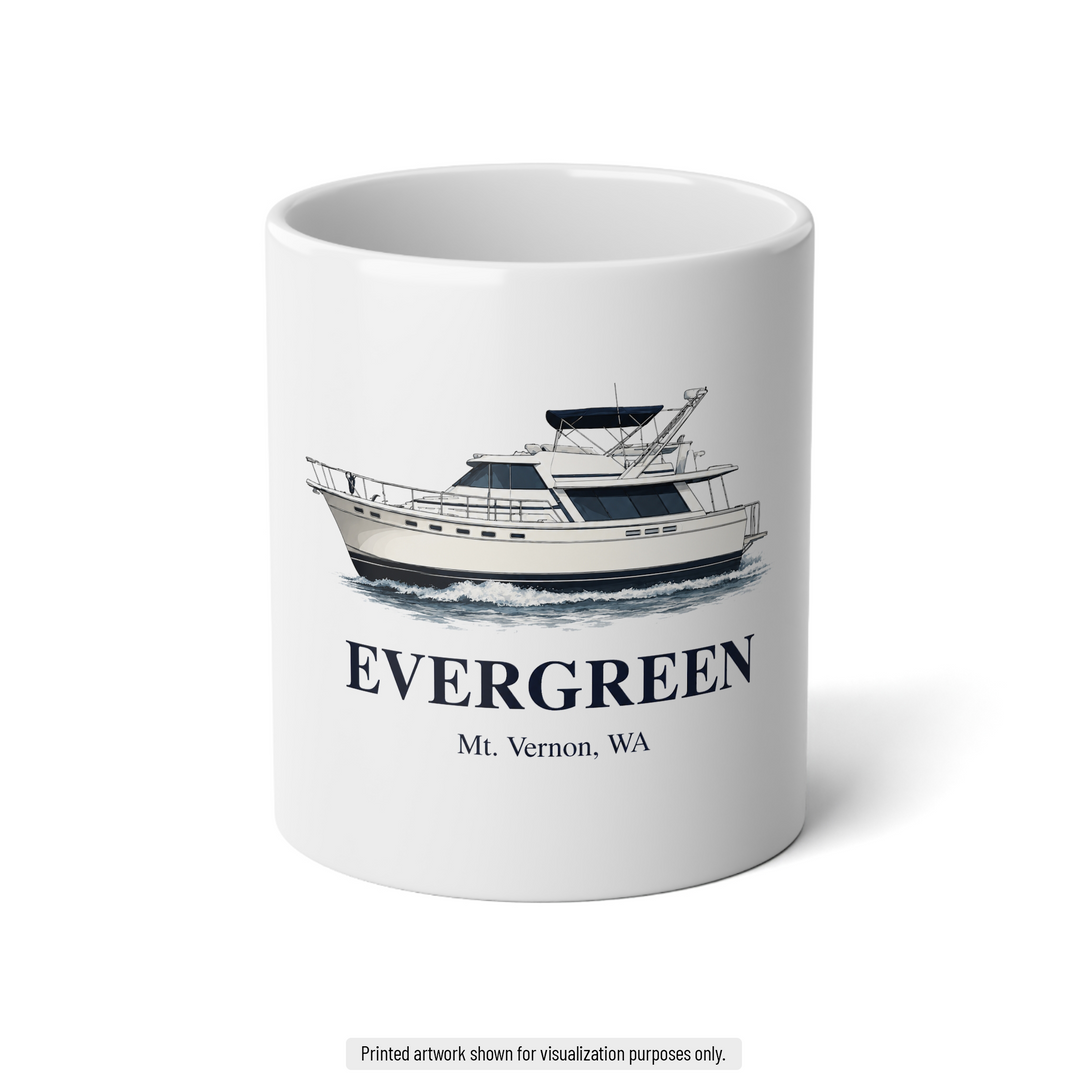 The Marina Mug, 20oz - Personalized With Your Boat