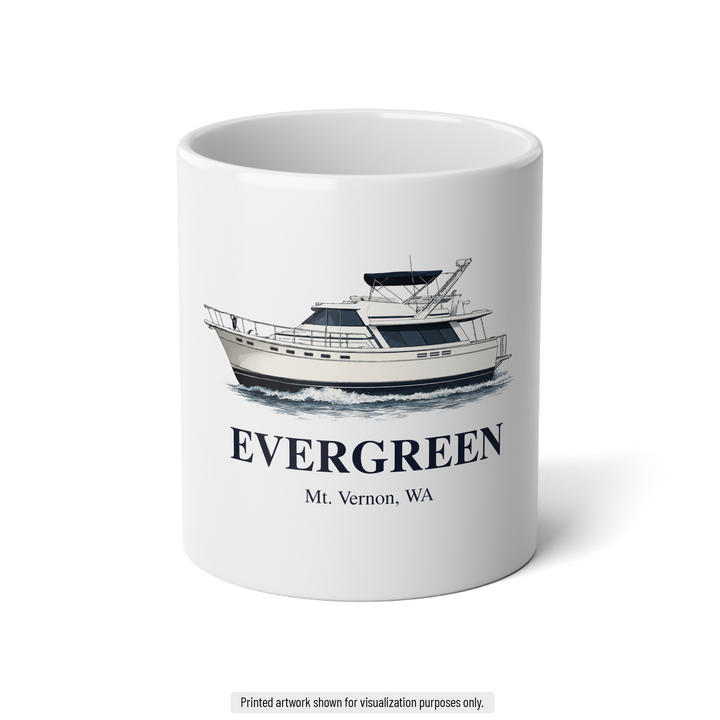 The Marina Mug, 20oz - Personalized With Your Boat
