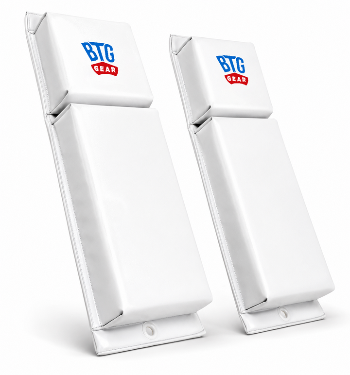 BTG Gear Vinyl PWC Boat Fenders (Set of 2) 18"x6"x2.5" for Jet Ski, Sea doo, Powerboat with 6&