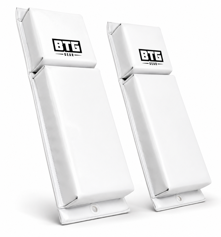 BTG Gear Vinyl PWC Boat Fenders (Set of 2) 18"x6"x2.5" for Jet Ski, Sea doo, Powerboat with 6&