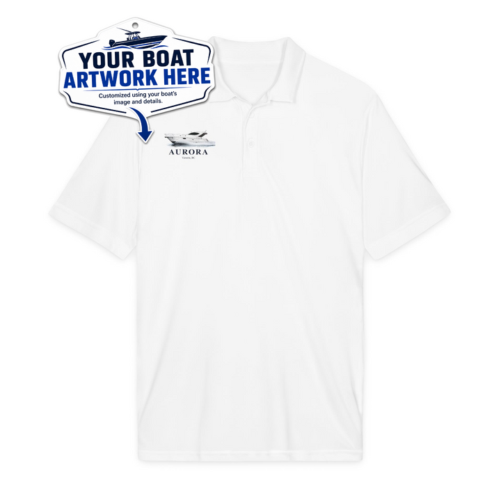 Boat Logo Polo Shirt - Personalized With Your Boat