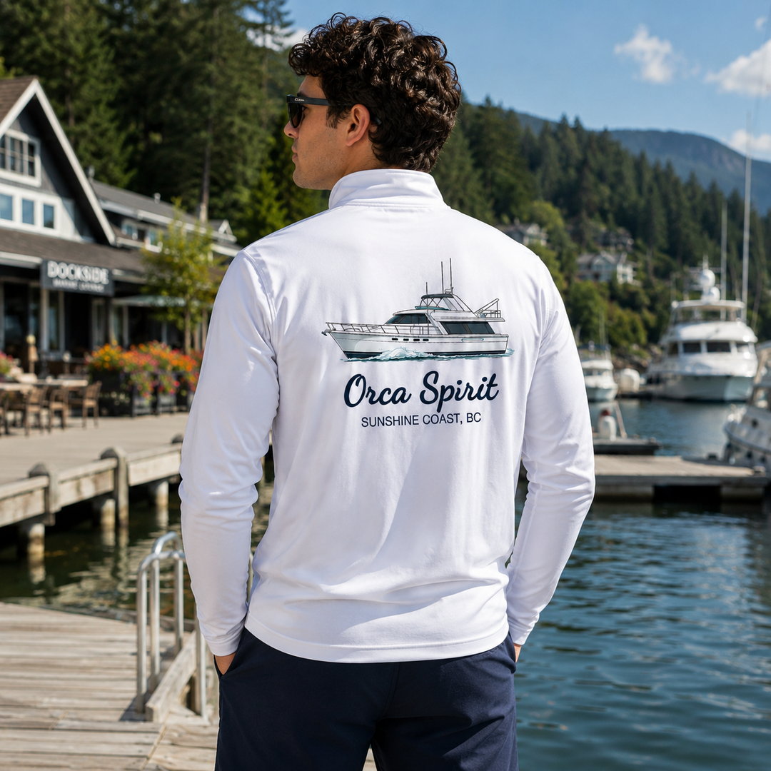 Quarter-Zip Pullover - Personalized With Your Boat