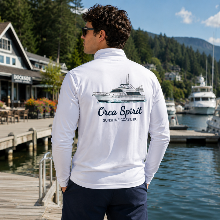 Quarter-Zip Pullover - Personalized With Your Boat
