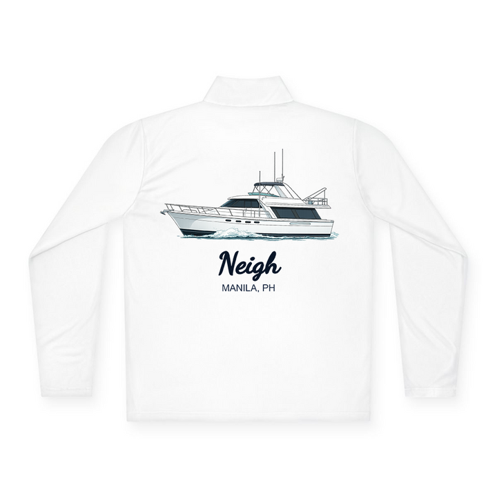 Quarter-Zip Pullover - Personalized With Your Boat