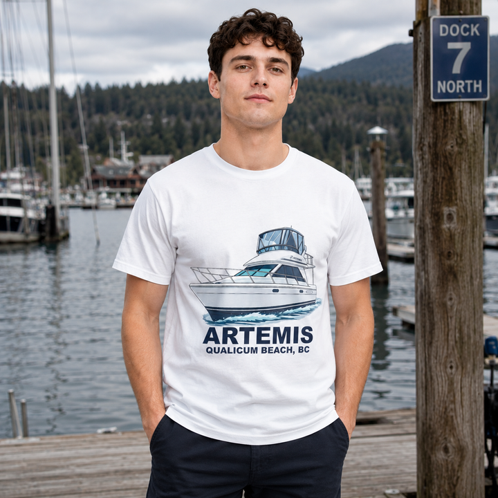 Boat Yacht T-Shirt - Personalized With Your Boat