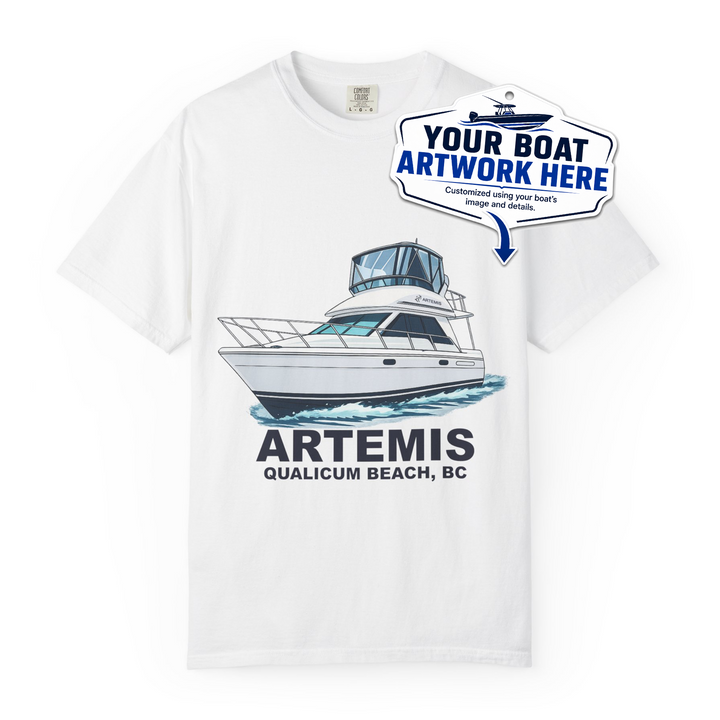 The Tidewater T-Shirt - Personalized With Your Boat