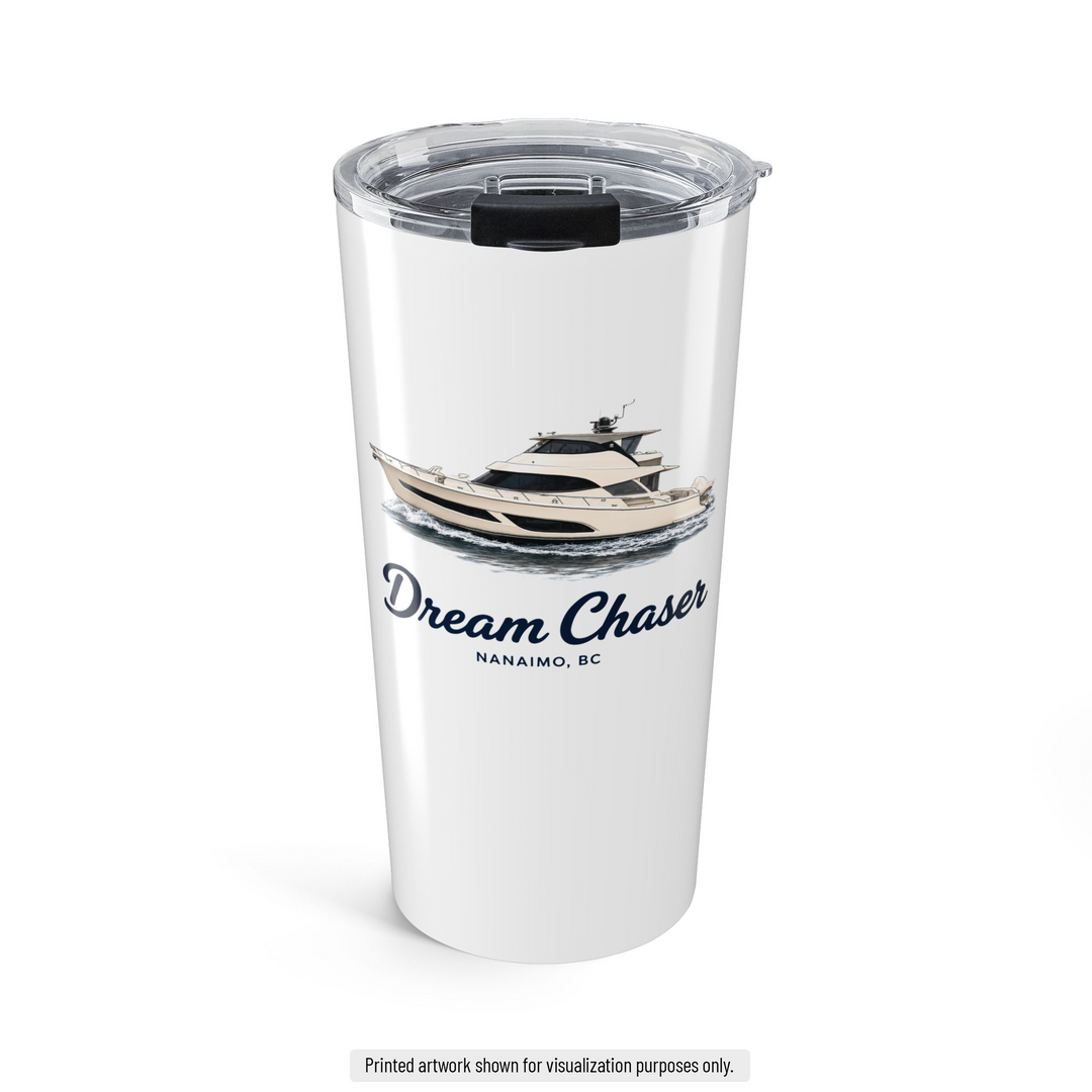The Portside Vacuum Insulated Tumbler, 20oz – Personalized With Your Boat
