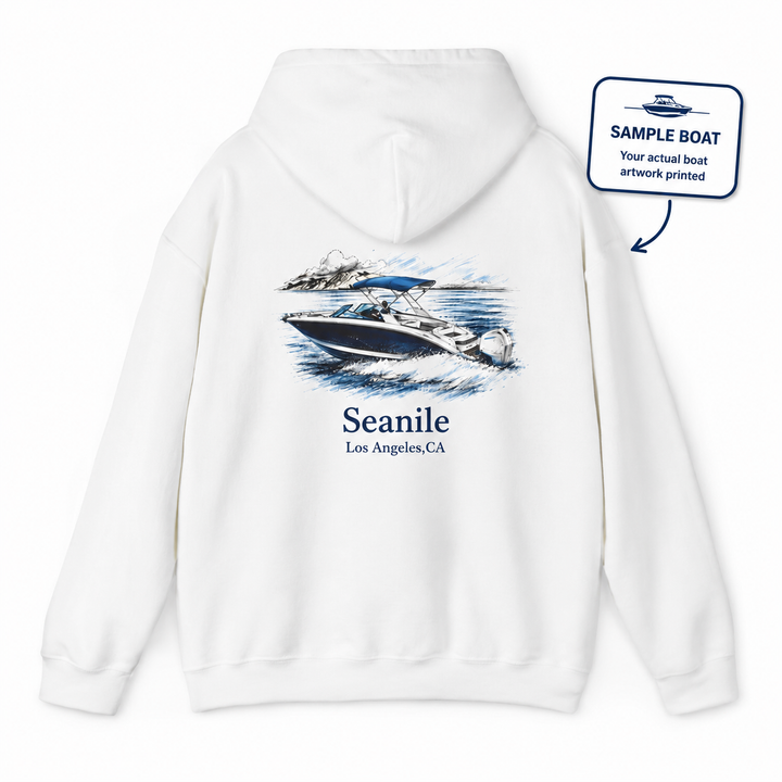 The Harbor Hoodie - Personalized With Your Boat