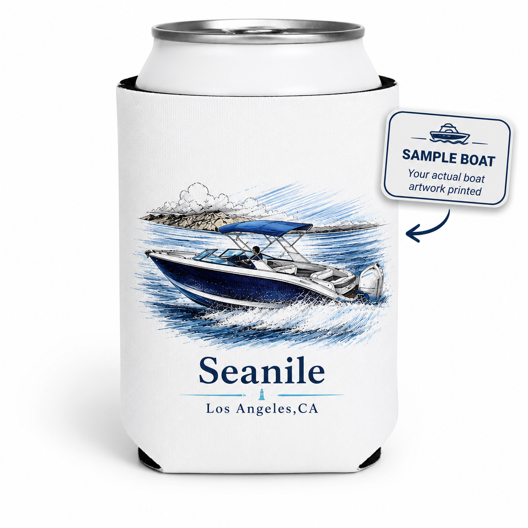 Drink Koozie — Personalized With Your Boat